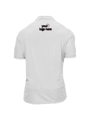 Short Sleeve Cotton Polo T-Shirt White